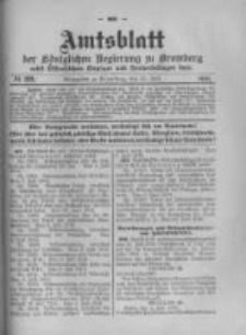 Amtsblatt der K&ouml;niglichen Preussischen Regierung zu Bromberg. 1916.07.15 No.29