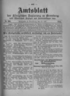 Amtsblatt der Königlichen Preussischen Regierung zu Bromberg. 1916.07.22 No.30