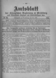 Amtsblatt der Königlichen Preussischen Regierung zu Bromberg. 1916.07.29 No.31