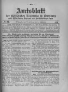 Amtsblatt der Königlichen Preussischen Regierung zu Bromberg. 1916.09.09 No.37