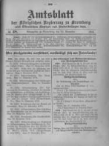 Amtsblatt der K&ouml;niglichen Preussischen Regierung zu Bromberg. 1916.11.25 No.48