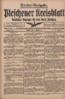 Pleschener Kreisblatt: Amtlicher Anzeiger für den Kreis Pleschen 1917.08.16 Jg.65 Nr65a