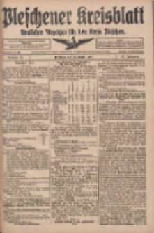 Pleschener Kreisblatt: Amtlicher Anzeiger f&uuml;r den Kreis Pleschen 1917.08.25 Jg.65 Nr68