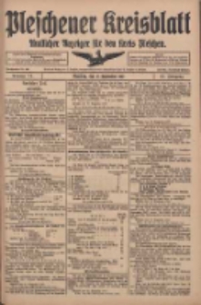 Pleschener Kreisblatt: Amtlicher Anzeiger für den Kreis Pleschen 1917.09.15 Jg.65 Nr74