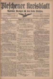 Pleschener Kreisblatt: Amtlicher Anzeiger f&uuml;r den Kreis Pleschen 1917.09.22 Jg.65 Nr76