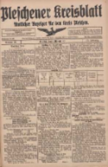 Pleschener Kreisblatt: Amtlicher Anzeiger f&uuml;r den Kreis Pleschen 1917.10.06 Jg.65 Nr80