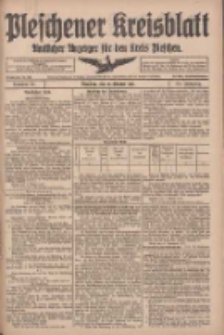 Pleschener Kreisblatt: Amtlicher Anzeiger f&uuml;r den Kreis Pleschen 1917.10.10 Jg.65 Nr81