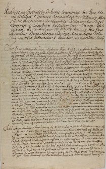 Reskrypt na Instrukcyą od Jaśnie Oświeconego IMci Pana Adama Mikołaia z Granowa Sieniawskiego Kasztellan Krakowskiego, Hetmana Wielkiego Koronnego, Wielmożnym Szlachetnym Panom Piotrowi Sokolnickiemu, Kasztellanicowi Międzyrzeckiemu y Imci Panu Ludwikowi Granowskiemu, Staroście Mieściskiemu, Posłom Przeświętnych Poznańskiego y Kaliskiego woiewództw dany