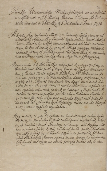 Punkta woiewództw wielgopolskich ex necessitati necessitante z JKMcią Panem Naszym Miłościwym accordowane w Gdańsku d. 5 decembris Anno 1710