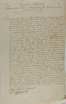 Terminata assygnaciey regimentom saskim w komput woyska Rzpltey wprowadzonym 1710