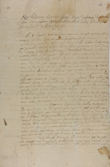 Uniwersał sułtana Mahometa Gereya o wystąpieniu zbrojnym w sojuszu z kr&oacute;lem szwedzkim, polskim Stanisławem i hetmanem zaporoskim Filipem Orlikiem przeciwko Moskwie z 29.01.1711