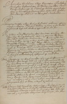Instrukcya Wielebnemu w Bogu Krzysztofowi Szembekowi, biskupowi inflantskiemu od Jego Królewskiey Mości Pana Naszego Miłościwego do Jego Carskiego Wlcztwa naznaczonemu, dana w Kancellaryey Koronney dnia 27 octobra 1711 [rz.] w obozie pod Stralsundem