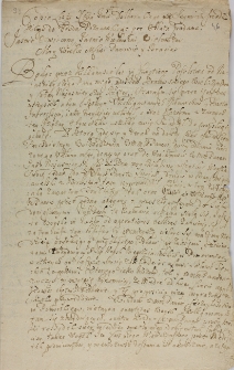 Copia listu xcia Imci Dołhorukiego z sejmiku śrzedzkiego do grodu Poznańskiego per oblata podana z 08.09.1712