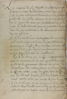 Relacja o zatargu między Jakubem Stuartem, królem Szkocji a jego małżonką Klementyną z Sobieskich z 1724