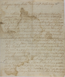 Brulion listu NN do Augusta II