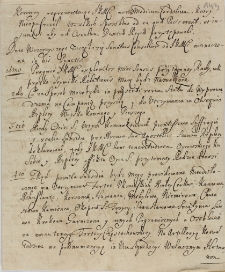 Notatki dotyczące wydarzeń z 1713 roku