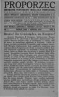 Proporzec: miesięcznik poświęcony ideologji strzeleckiej. 1927 R.2 nr4
