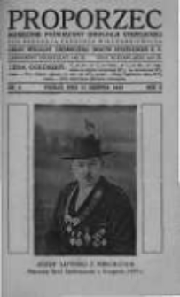 Proporzec: miesięcznik poświęcony ideologji strzeleckiej. 1927 R.2 nr8