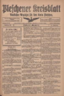 Pleschener Kreisblatt: Amtlicher Anzeiger f&uuml;r den Kreis Pleschen 1917.12.01 Jg.65 Nr96
