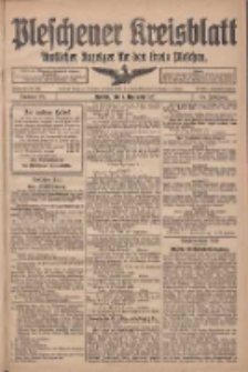 Pleschener Kreisblatt: Amtlicher Anzeiger f&uuml;r den Kreis Pleschen 1917.12.08 Jg.65 Nr98