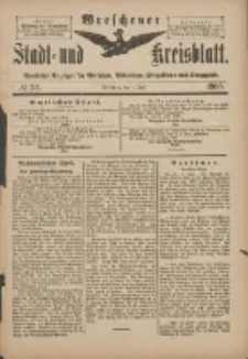 Wreschener Stadt und Kreisblatt: amtlicher Anzeiger für Wreschen, Miloslaw, Strzalkowo und Umgegend 1900.07.04 Nr53