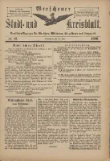 Wreschener Stadt und Kreisblatt: amtlicher Anzeiger für Wreschen, Miloslaw, Strzalkowo und Umgegend 1900.07.28 Nr60
