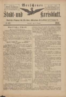 Wreschener Stadt und Kreisblatt: amtlicher Anzeiger für Wreschen, Miloslaw, Strzalkowo und Umgegend 1900.08.18 Nr66