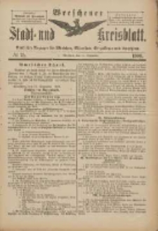 Wreschener Stadt und Kreisblatt: amtlicher Anzeiger für Wreschen, Miloslaw, Strzalkowo und Umgegend 1900.09.19 Nr75