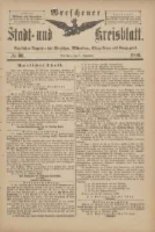 Wreschener Stadt und Kreisblatt: amtlicher Anzeiger für Wreschen, Miloslaw, Strzalkowo und Umgegend 1900.11.07 Nr90