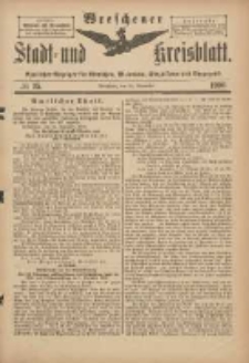 Wreschener Stadt und Kreisblatt: amtlicher Anzeiger für Wreschen, Miloslaw, Strzalkowo und Umgegend 1900.11.24 Nr95