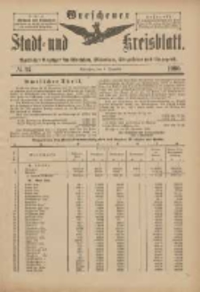 Wreschener Stadt und Kreisblatt: amtlicher Anzeiger f&uuml;r Wreschen, Miloslaw, Strzalkowo und Umgegend 1900.12.01 Nr97