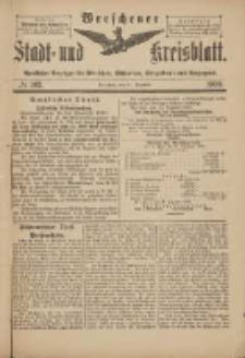 Wreschener Stadt und Kreisblatt: amtlicher Anzeiger für Wreschen, Miloslaw, Strzalkowo und Umgegend 1900.12.22 Nr103