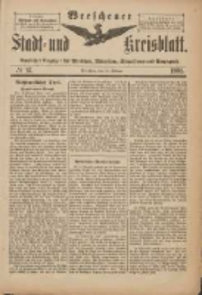 Wreschener Stadt und Kreisblatt: amtlicher Anzeiger f&uuml;r Wreschen, Miloslaw, Strzalkowo und Umgegend 1901.02.16 Nr15