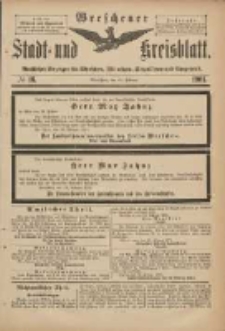 Wreschener Stadt und Kreisblatt: amtlicher Anzeiger für Wreschen, Miloslaw, Strzalkowo und Umgegend 1901.02.20 Nr16