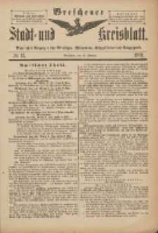 Wreschener Stadt und Kreisblatt: amtlicher Anzeiger f&uuml;r Wreschen, Miloslaw, Strzalkowo und Umgegend 1901.02.23 Nr17