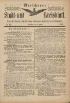 Wreschener Stadt und Kreisblatt: amtlicher Anzeiger für Wreschen, Miloslaw, Strzalkowo und Umgegend 1901.02.23 Nr17