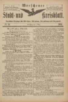 Wreschener Stadt und Kreisblatt: amtlicher Anzeiger f&uuml;r Wreschen, Miloslaw, Strzalkowo und Umgegend 1901.03.02 Nr19