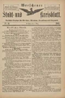 Wreschener Stadt und Kreisblatt: amtlicher Anzeiger für Wreschen, Miloslaw, Strzalkowo und Umgegend 1901.03.02 Nr19