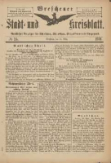 Wreschener Stadt und Kreisblatt: amtlicher Anzeiger f&uuml;r Wreschen, Miloslaw, Strzalkowo und Umgegend 1901.03.20 Nr24