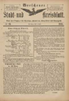 Wreschener Stadt und Kreisblatt: amtlicher Anzeiger für Wreschen, Miloslaw, Strzalkowo und Umgegend 1901.04.03 Nr28