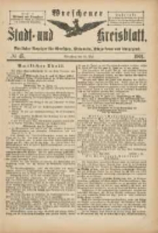 Wreschener Stadt und Kreisblatt: amtlicher Anzeiger f&uuml;r Wreschen, Miloslaw, Strzalkowo und Umgegend 1901.05.29 Nr45