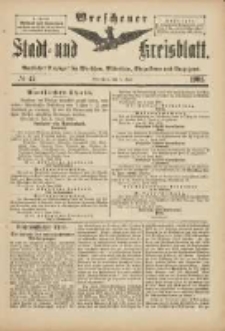 Wreschener Stadt und Kreisblatt: amtlicher Anzeiger f&uuml;r Wreschen, Miloslaw, Strzalkowo und Umgegend 1901.06.05 Nr47