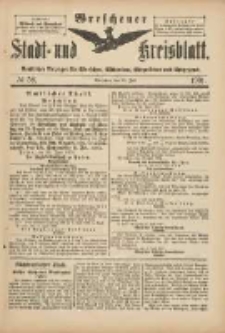Wreschener Stadt und Kreisblatt: amtlicher Anzeiger für Wreschen, Miloslaw, Strzalkowo und Umgegend 1901.07.13 Nr58