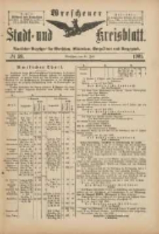 Wreschener Stadt und Kreisblatt: amtlicher Anzeiger für Wreschen, Miloslaw, Strzalkowo und Umgegend 1901.07.17 Nr59
