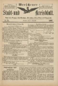 Wreschener Stadt und Kreisblatt: amtlicher Anzeiger f&uuml;r Wreschen, Miloslaw, Strzalkowo und Umgegend 1901.09.18 Nr78