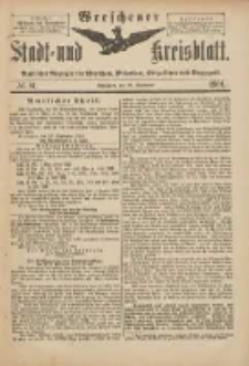 Wreschener Stadt und Kreisblatt: amtlicher Anzeiger f&uuml;r Wreschen, Miloslaw, Strzalkowo und Umgegend 1901.09.28 Nr81