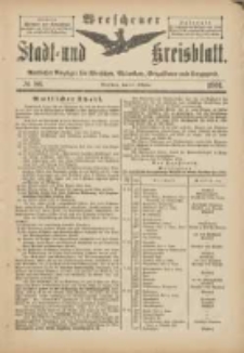 Wreschener Stadt und Kreisblatt: amtlicher Anzeiger f&uuml;r Wreschen, Miloslaw, Strzalkowo und Umgegend 1901.10.16 Nr86
