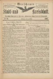 Wreschener Stadt und Kreisblatt: amtlicher Anzeiger f&uuml;r Wreschen, Miloslaw, Strzalkowo und Umgegend 1901.10.26 Nr89
