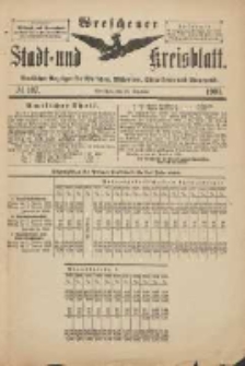 Wreschener Stadt und Kreisblatt: amtlicher Anzeiger f&uuml;r Wreschen, Miloslaw, Strzalkowo und Umgegend 1901.12.28 Nr107