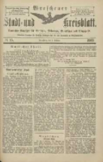 Wreschener Stadt und Kreisblatt: amtlicher Anzeiger f&uuml;r Wreschen, Miloslaw, Strzalkowo und Umgegend 1903.02.03 Nr15